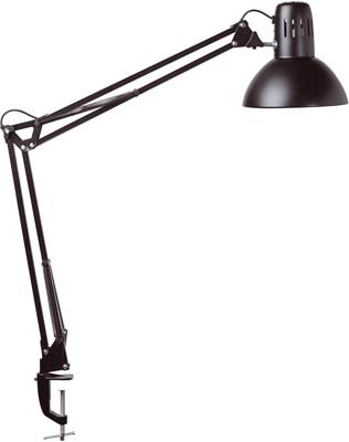 MAULstudy bureaulamp, met tafelklem, zwart