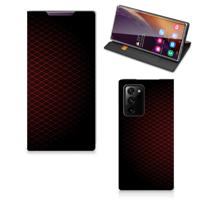 Samsung Galaxy Note 20 Ultra | Hoesje met Magneet | Geruit Rood Samsung Galaxy Note 20 Ultra | Hoesje met Magneet | Geruit Rood