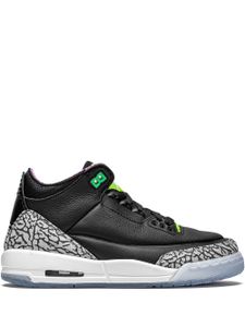 Jordan Kids baskets Jordan 3 Retro ' Electric Green' - Noir