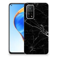 Xiaomi Mi 10T | 10T Pro | TPU | Siliconen hoesje | Marmer Zwart - Origineel Cadeau Vader