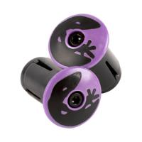 LIZARD SKINS Dsp bar tape plugs - violet purple