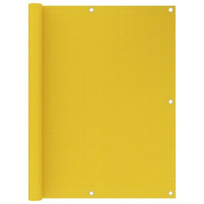 VidaXL Balkonscherm 120x400 cm hdpe geel