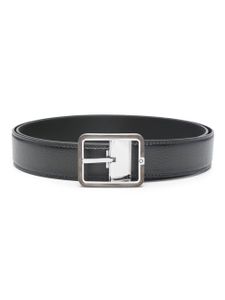 Montblanc ceinture en cuir à boucle - Gris