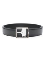 Montblanc ceinture en cuir à boucle - Gris