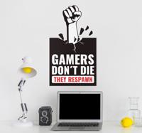 Muurstickers tekst gamers text Muurstickers tekst gamers text