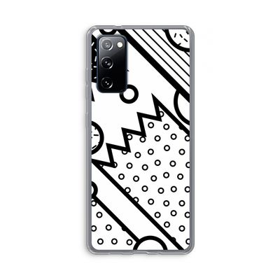Pop Art #4: Samsung Galaxy S20 FE / S20 FE 5G Transparant Hoesje
