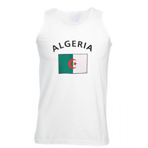 Witte heren tanktop Algerije