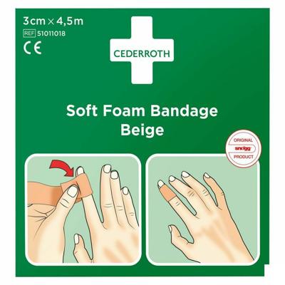 Cederroth Soft Foam Bruin 3cmx4,5m 51011018