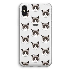 It's a Purrr Case: iPhone X Transparant Hoesje