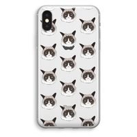 It's a Purrr Case: iPhone X Transparant Hoesje