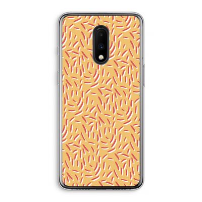 Camouflage: OnePlus 7 Transparant Hoesje
