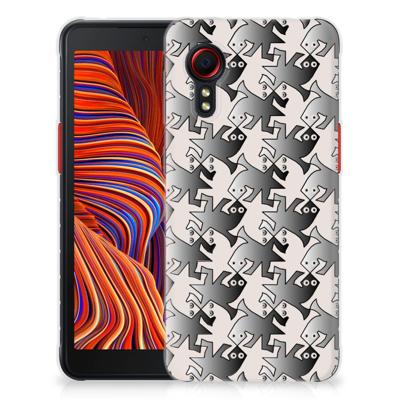 Samsung Galaxy Xcover 5 | TPU Hoesje | Salamander Grey