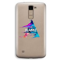 Abstract Spectrum: LG K10 (2016) Transparant Hoesje