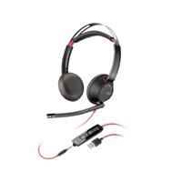 HP Poly Blackwire C5220 On Ear headset Kabel Stereo Zwart Headset - thumbnail