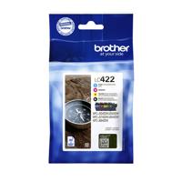 Inktcartridge brother lc-422val zwart 3 kleuren | 4 stuks