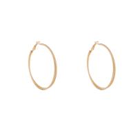 Day&Eve Dubbele Bewerkte Creolen 6,5 cm Goud