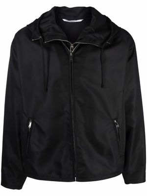 Valentino Garavani veste courte à capuche - Noir