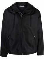 Valentino Garavani veste courte à capuche - Noir
