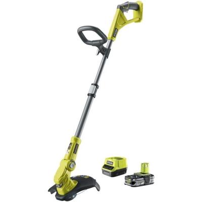 18V kantentrimmer - kantenrichter - snijden Ø 25-30 cm - draad Ø 1 x 1,6 mm - 1 accu 18V 2,5 Ah, 1 lader + GRATIS RAC155