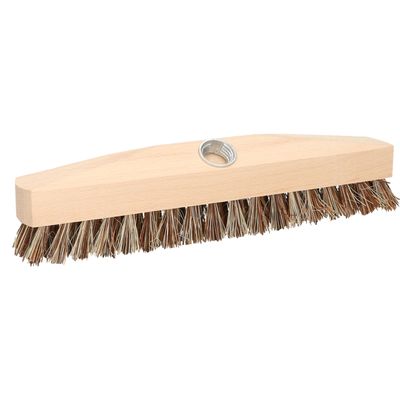 Schrobborstel/schrobber van hout 29 cm