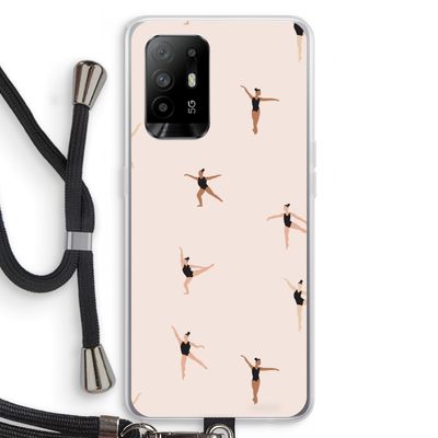 Dancing #1: Oppo A94 5G Transparant Hoesje met koord
