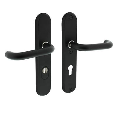 Intersteel AchterdeurbeslagAurano PC 55mm kerntrekbeveiliging ovaal zwart - 0023.396129Z