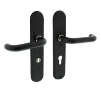 Intersteel AchterdeurbeslagAurano kerntrekbeveiliging PC 92mm afgerond zwart - 0023.396149Z