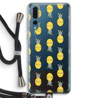 Ananas: Huawei P20 Pro Transparant Hoesje met koord