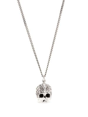 Emanuele Bicocchi collier Arabesque à pendentif tête de mort - Argent