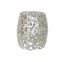 Bijzettafel DKD Home Decor Zilverkleurig Aluminium 40 x 40 x 45 cm