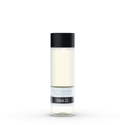 Janzen Black 22 Refill Geurstokjes Bergamot & Tonkabeans 200ml