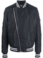 Balmain veste bomber à logo imprimé - Noir