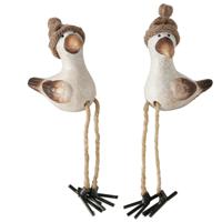 Boltze Home Figuur simon zeemeeuw 22cm bungelbenen