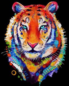 Diamond Painting Canvas Tijger - 30 x 40 cm