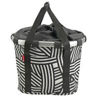 Klickfix Rixen & kaul shoppertas "bikebasket" shop.bag r&k bikebasket zebra