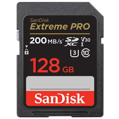 SanDisk SanDisk SDXC Extreme Pro 128GB 200/190 MB/s V30 Rescue Pro dl