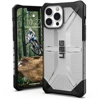 UAG - Plasma backcover hoes - iPhone 13 Pro Max - Zilver + Lunso Tempered Glass - thumbnail