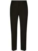 Dolce & Gabbana pantalon de smoking en laine stretch - Noir - thumbnail