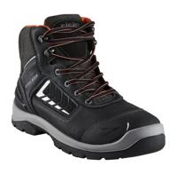 Blåkläder Veiligheidsschoen 2452 S3 Hoog | Zwart/Oranje | Maat 42 - 00.183.006.42