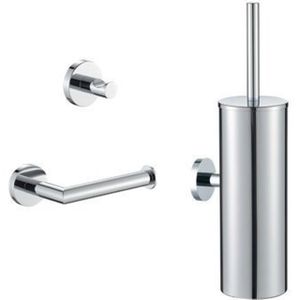 Plieger Vigo toiletset hang/staand - Chroom PL-S02CP