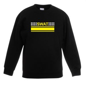 Politie SWAT arrestatieteam sweater / trui zwart voor kinderen 14-15 jaar (170/176)  -