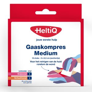 HeltiQ Gaaskompres Medium