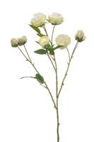 Rose mini spray white/green 65 cm kunstbloem Emerald - Emerald