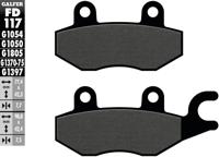 GALFER Brake pad fd117 g1054 organic