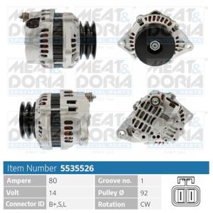 Meat Doria Alternator/Dynamo 5535526