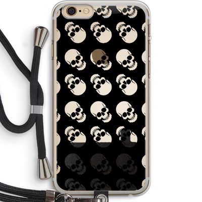 Musketon Skulls: iPhone 6 PLUS / 6S PLUS Transparant Hoesje met koord