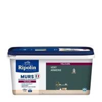 RIPOLIN Fluweelkleurige verf voor muren, radiatorhoutwerk - Legergroen RIPOLIN Fluweelkleurige verf voor muren, radiatorhoutwerk - Legergroen
