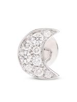 Dodo puce d'oreille en or blanc 18ct pavée de diamants - Argent - thumbnail