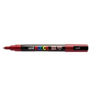 Paintmarker uni posca pc3m f donkerrood | 6 stuks