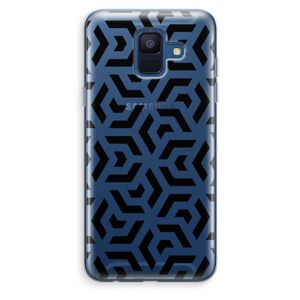Crazy pattern: Samsung Galaxy A6 (2018) Transparant Hoesje
